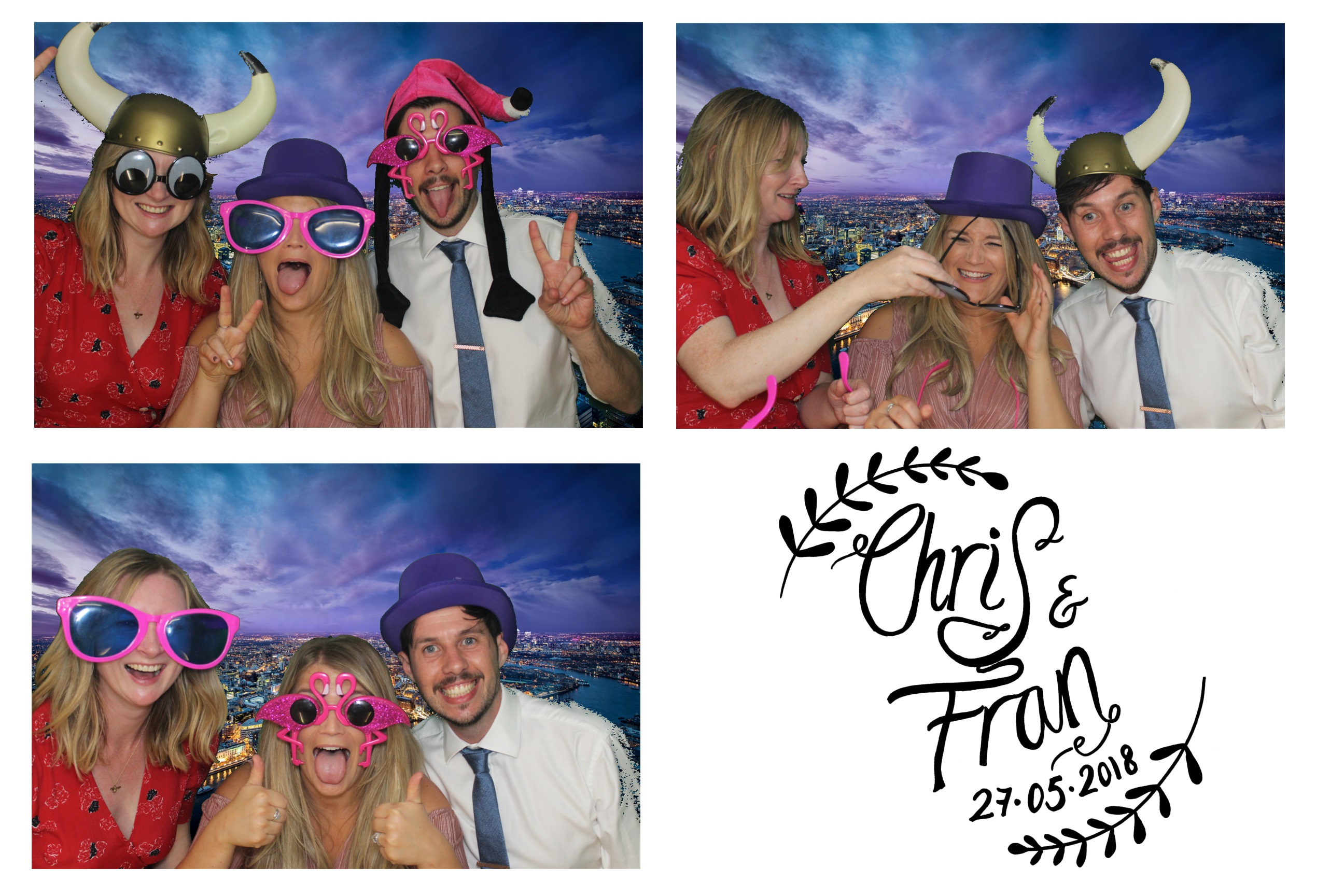 Chris & Fran | View more photos from the event at images.mobile-photo-booth.com/u/MobilePhotoBoothUK/Chris-Fran
